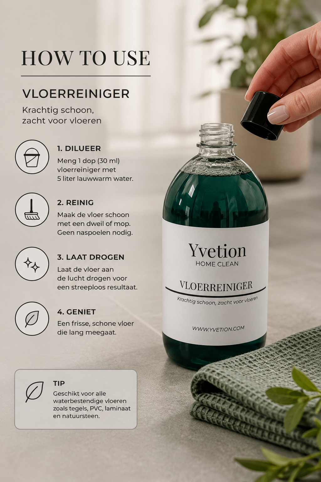 Yvetion Vloerreiniger concentraat 500 ml