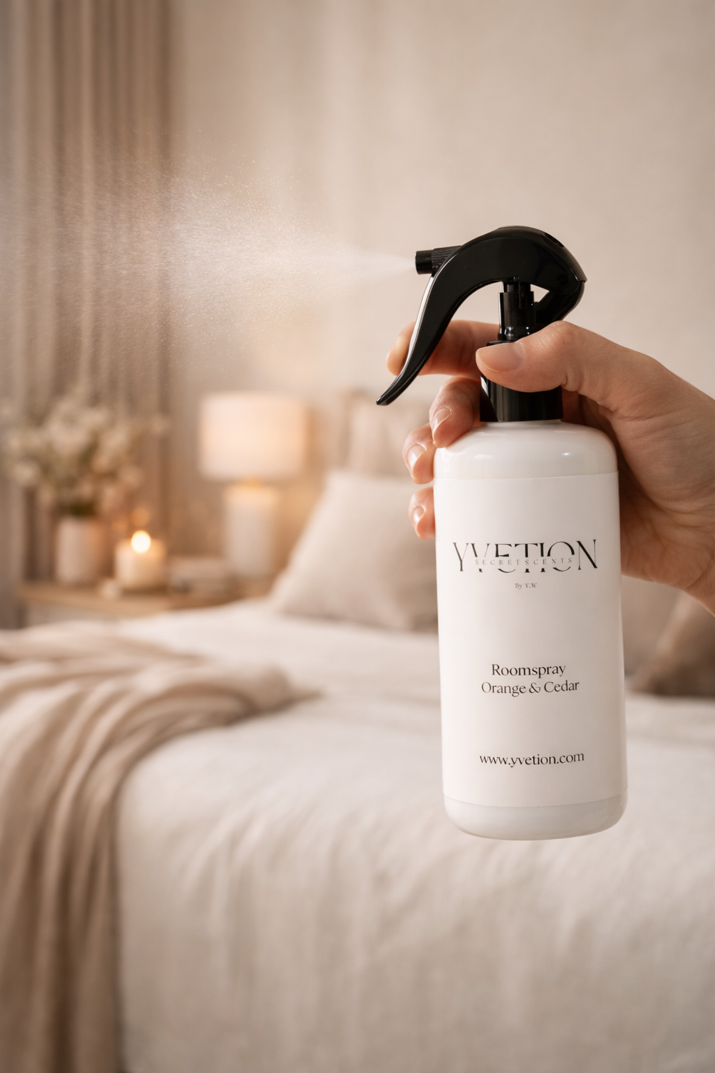 Yvetion Roomspray Orange & Cedar 200 ml