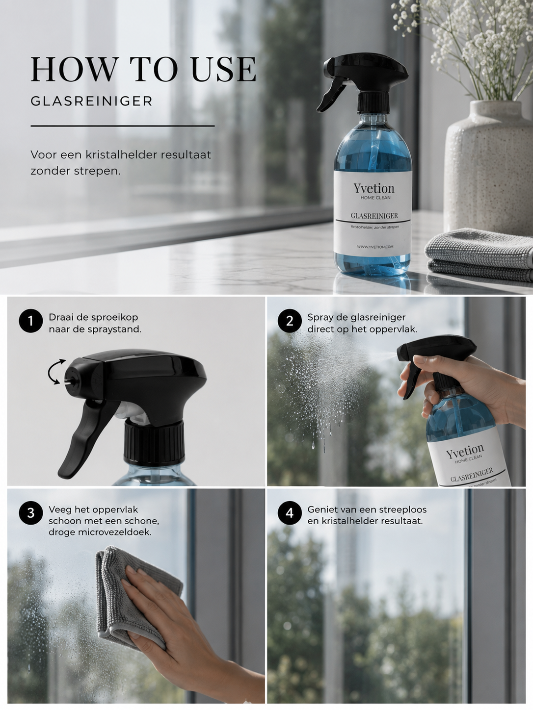 Yvetion Glasreiniger 500 ml
