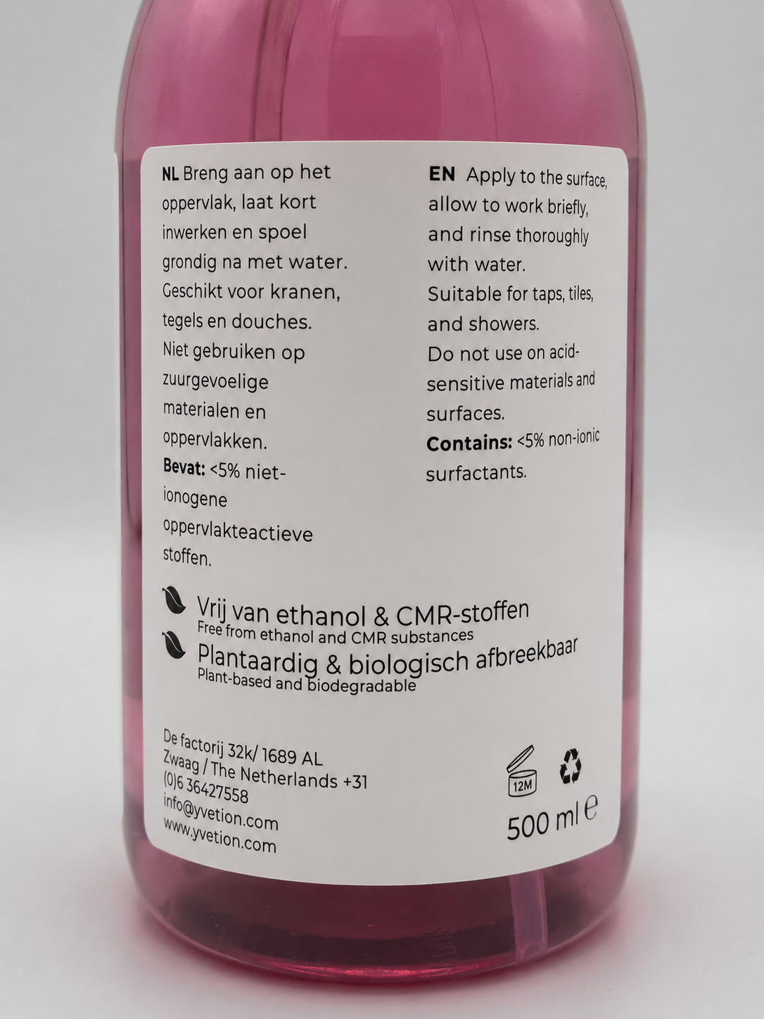 Yvetion Badkamerreiniger 500 ml