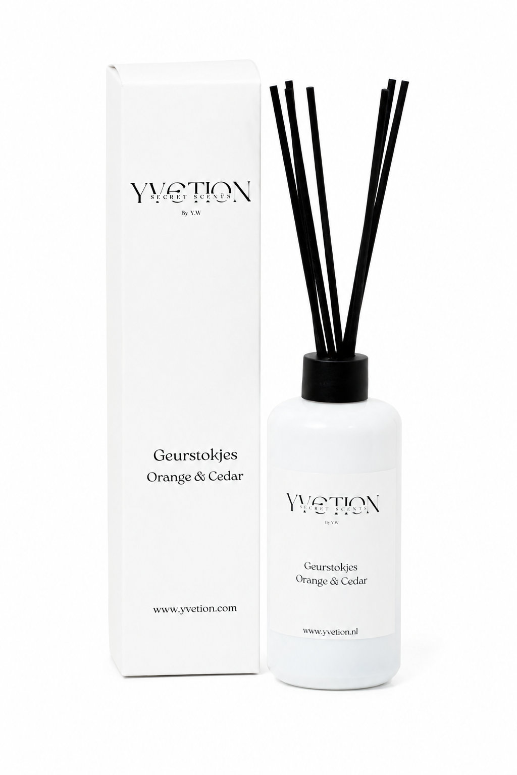 Yvetion Geurstokjes Orange & Cedar 200 ml